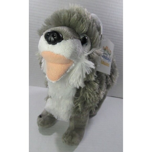 Wildlife Artists Critter Callers Wolf 11" Plush Stuffed Animal Toy Works w/Tags - Picture 5 of 10